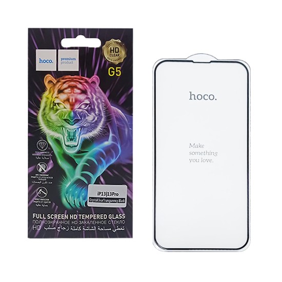 Hoco Full Screen HD Tempered Glass G5 for Apple iPhone 12/12 Pro Black Hoco Full Screen HD Tempered Glass G5 for Apple iPhone 12/12 Pro Black